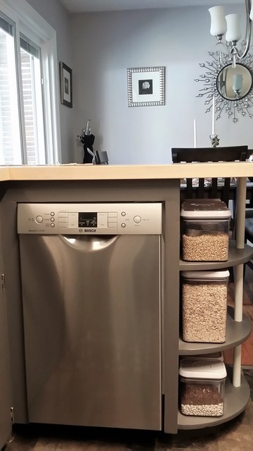 New Dishwasher that never existed minimalistisch-kueche