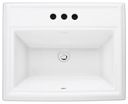 American Standard 0700.008.020 Town Square Countertop Sink, White