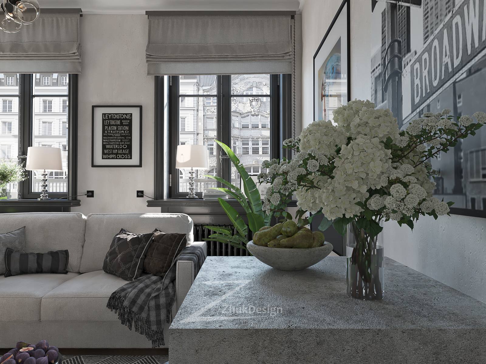 Дизайн апартаментов в европейском стиле