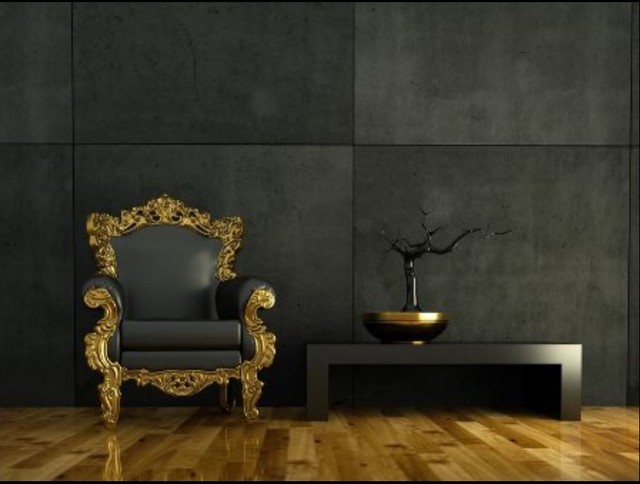 Natural Stone Sheets eclectic-living-room