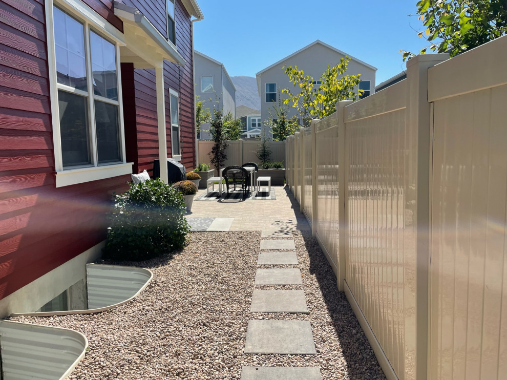 Draper pave patio and landscape install