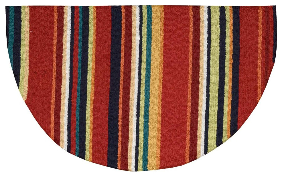 Everywhere Stripe Accent Rug, Multicolor, 1'7"x2'8"