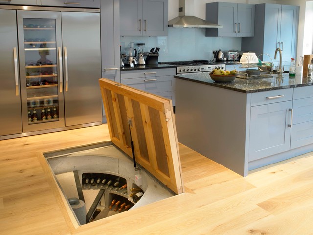 Contemporary Wine Cellar Contemporary Wine Cellar Sussex