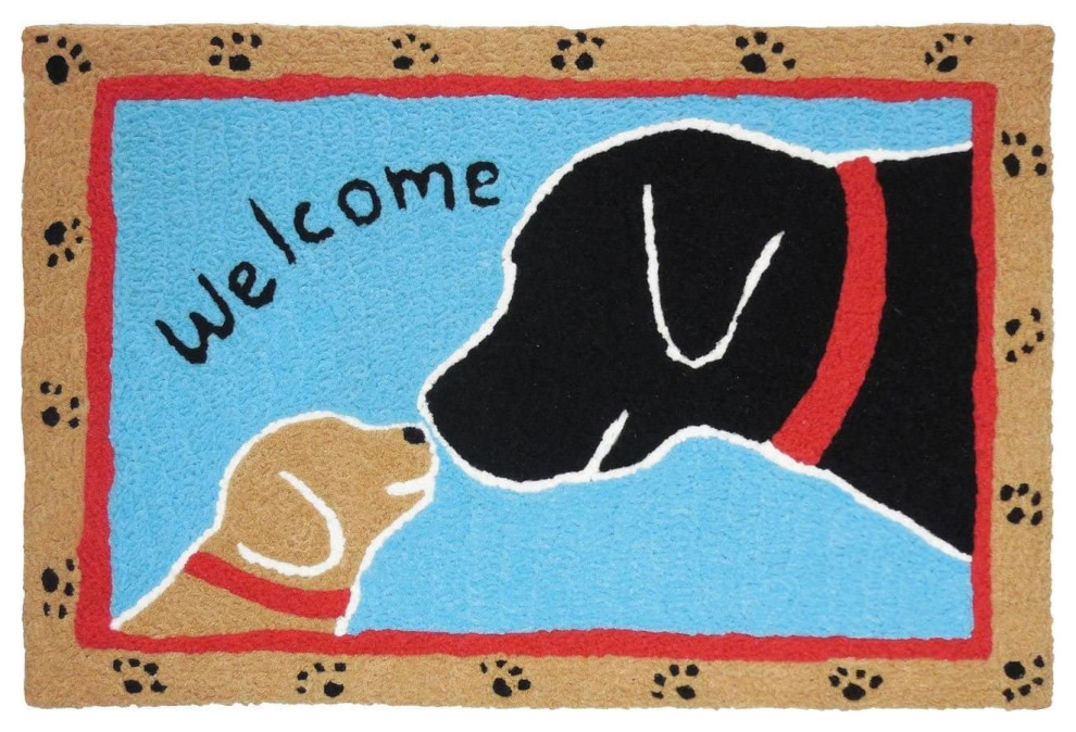JellyBean Accent Rug Dogs Contemporary Area Rugs by Uber