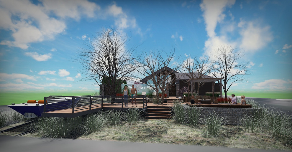 Коттедж с баней на берегу Дона