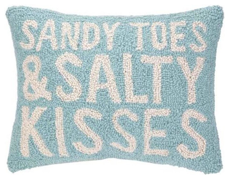 PHI Sandy Toes & Salty Kisses Pillow