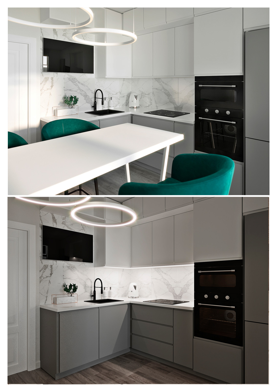 Двухкомнатная квартира для семьи в ЖК Загорье