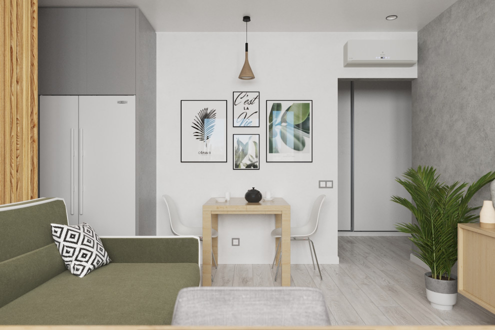 Светлый, воздушный интерьер в спокойных цветах