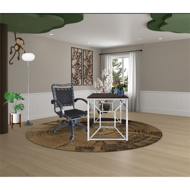 Comfort Bungee Office Chair With Arms In Black Color Contemporary