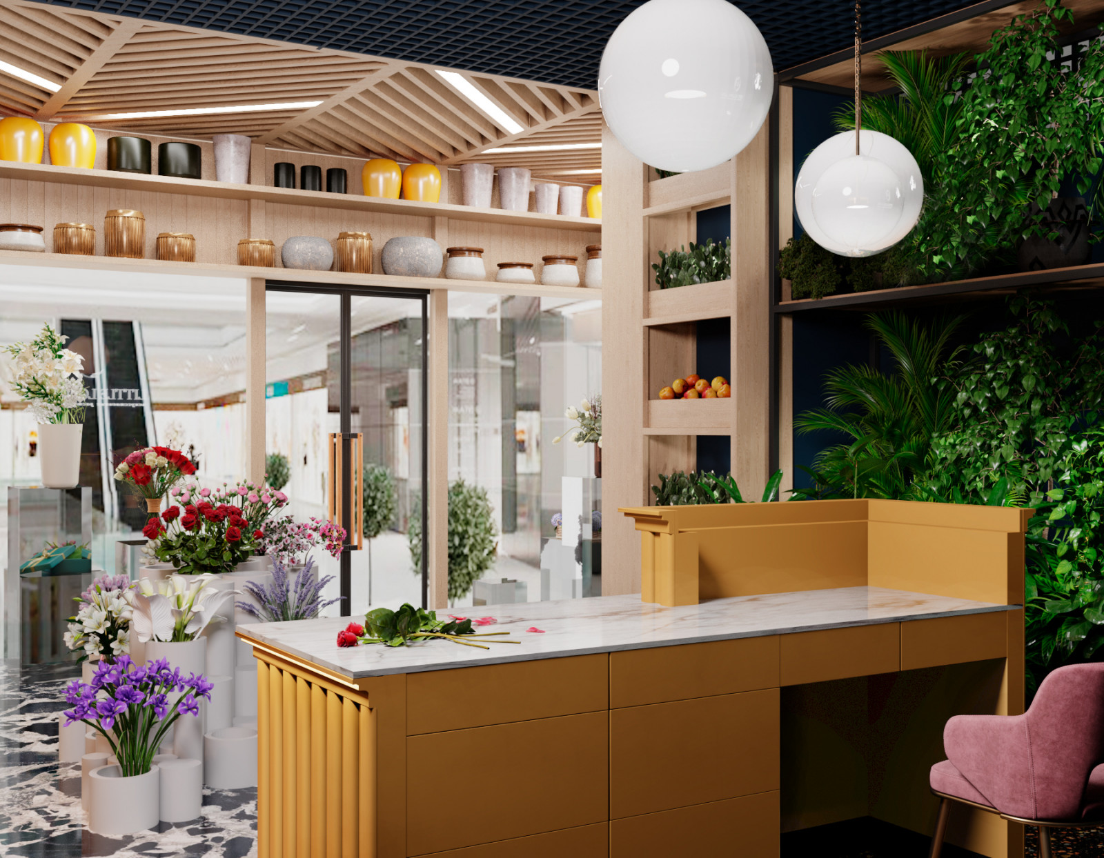 Магазин искусственных цветов и декора