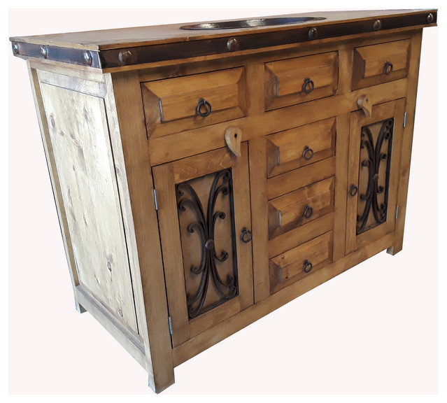 Rustic Saint Andrew Bathroom Vanity Reclaimed wood, 36 X 20 X 32 ...