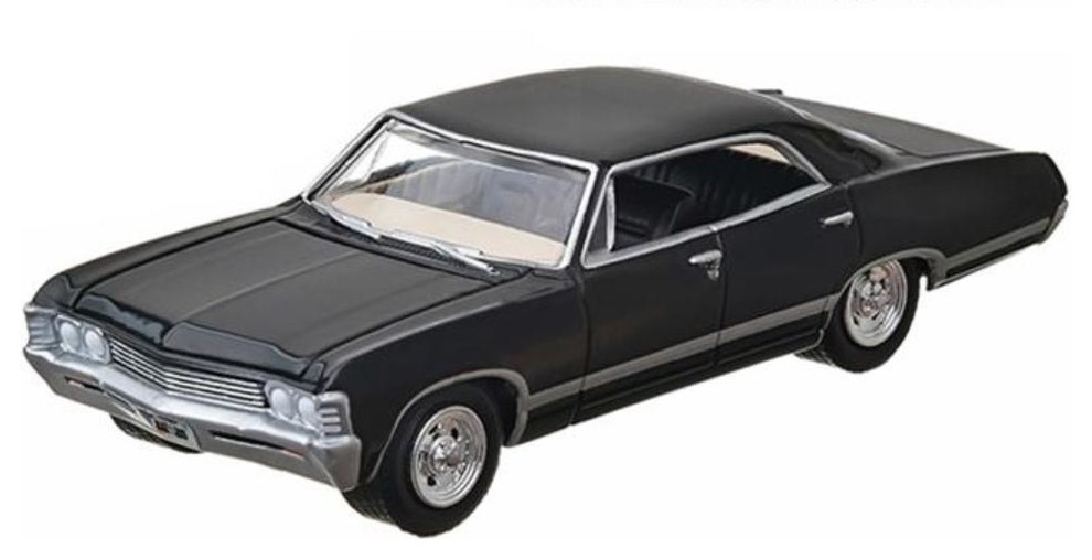 1967 Chevrolet Impala Sedan 4 Doors Black Supernatural 2005 1 64