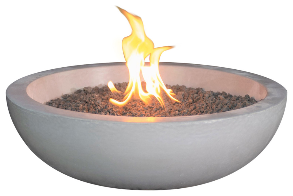 Propane Fueled Fire Bowl For Your Patio Table Contemporary Tabletop
