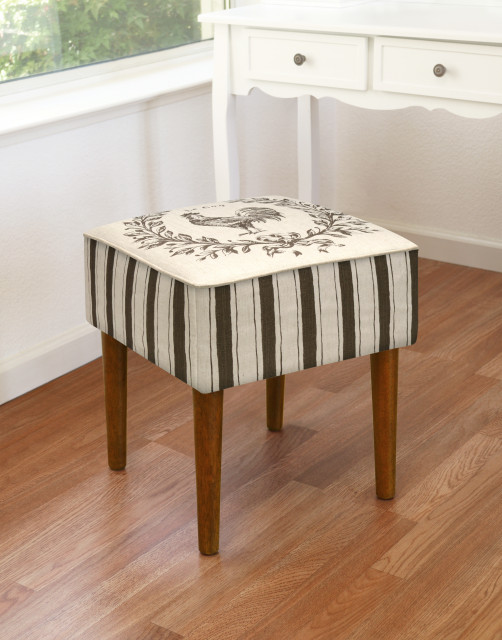 modern farmhouse vanity stool