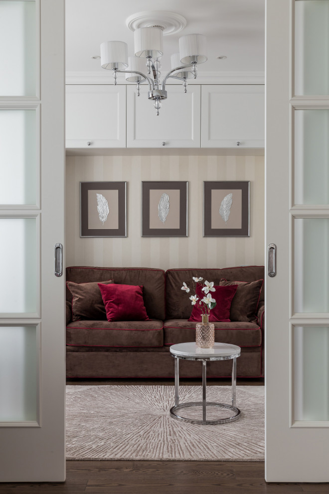 Квартира с сочными акцентами в Неоклассике