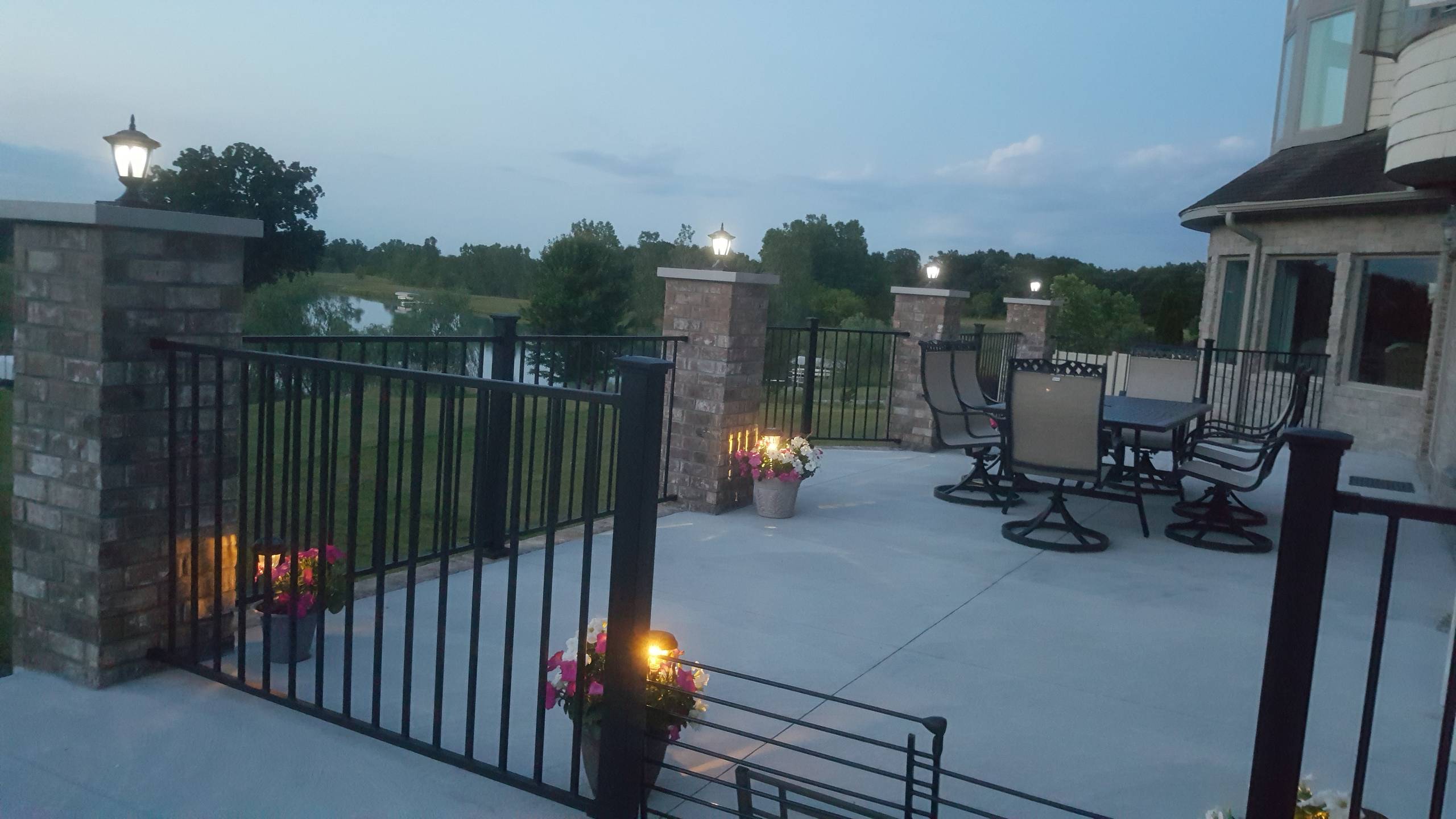 Custom Steel-Cement Raised Deck