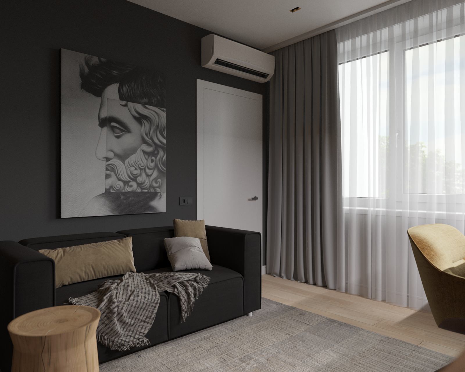 Кабинет в частном доме с.Рощино