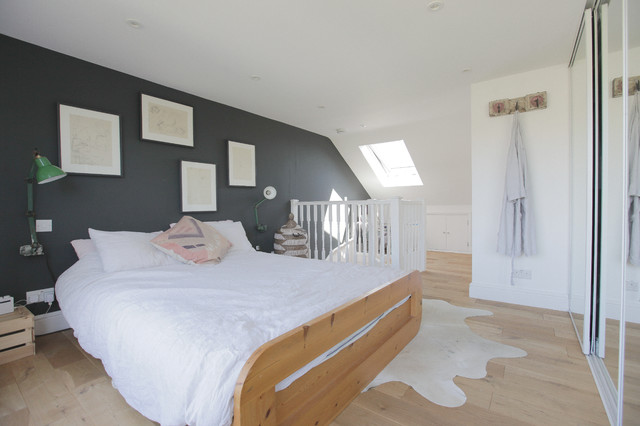 Loft Conversion contemporaneo-dormitorio
