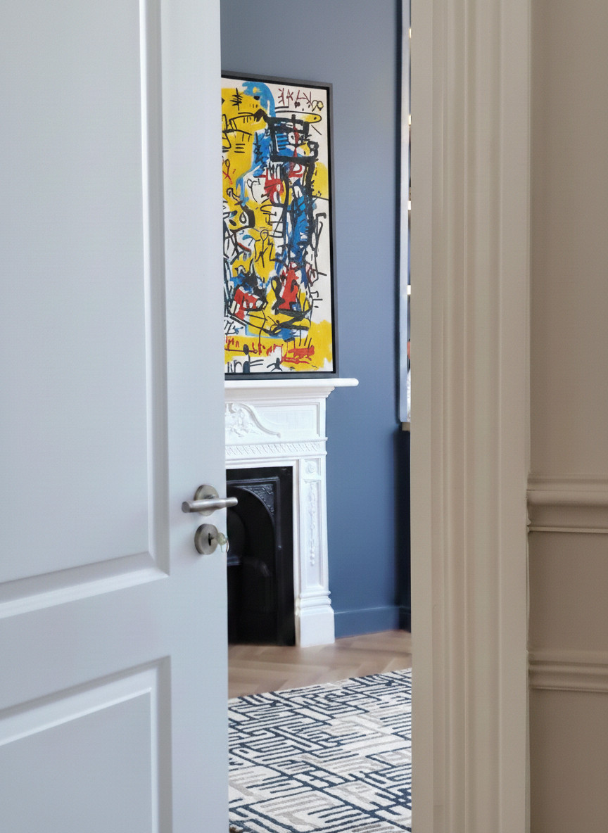 Restored Victorian Fireplace & Modern Styling