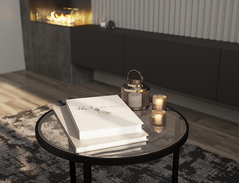 Кухня-гостиная 28 кв. м  в ЖК "Парковый", г. Белгород.