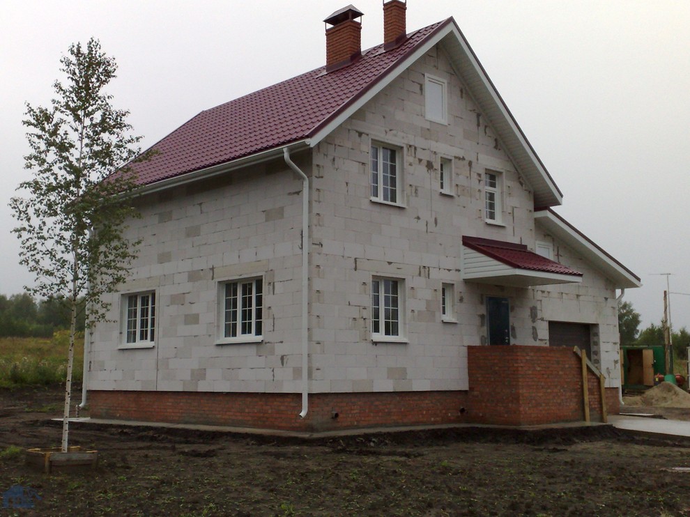 Дома и котеджи из кирпича и газоблока (газобетона) "под ключ"