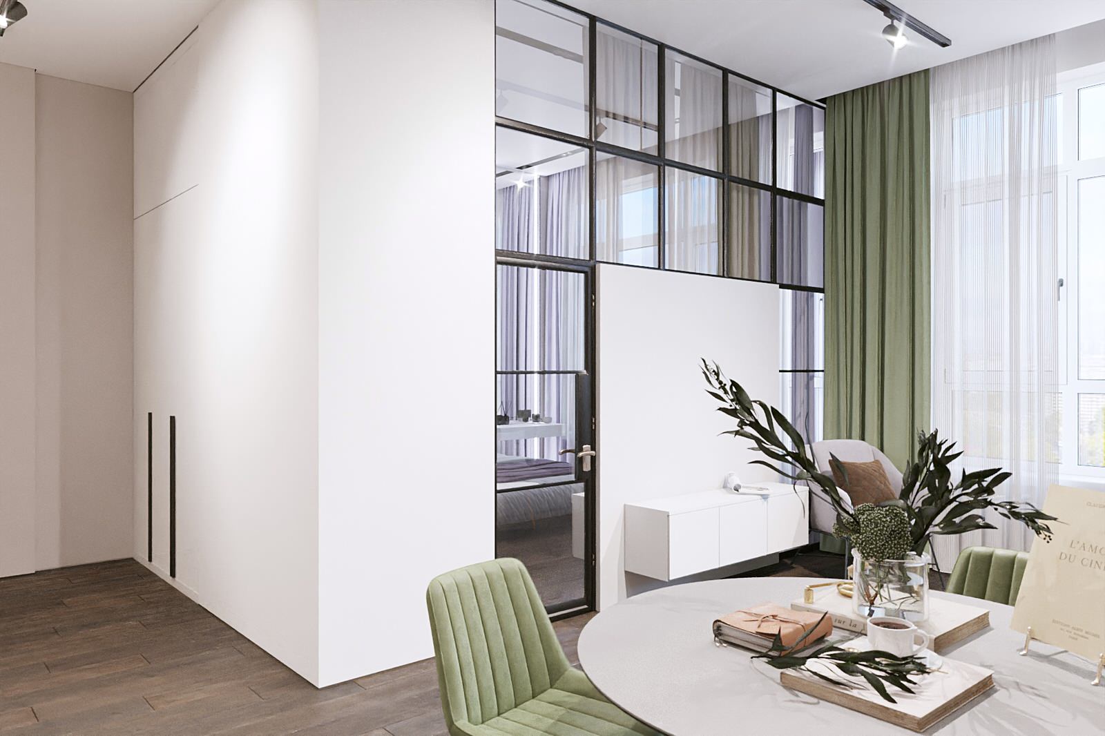 Проект квартиры в современном стиле