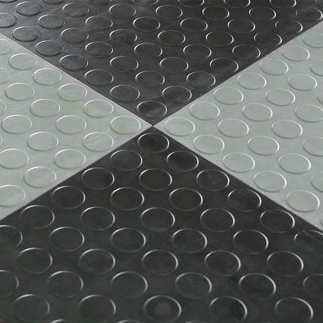12 X12 Lock Coin Top Pvc Interlocking Garage Floor Tiles Set 12 X12 Lock Coin Top Pvc Interlocking Garage Floor Tiles Set Of 20 Contemporary Vinyl Flooring By Greatmats