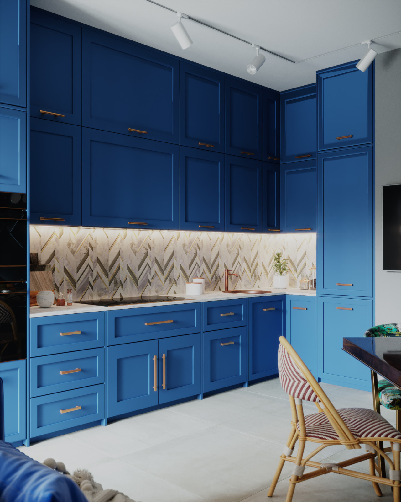 Дизайн интерьера квартиры в китайском стиле для инвалида-колясочника