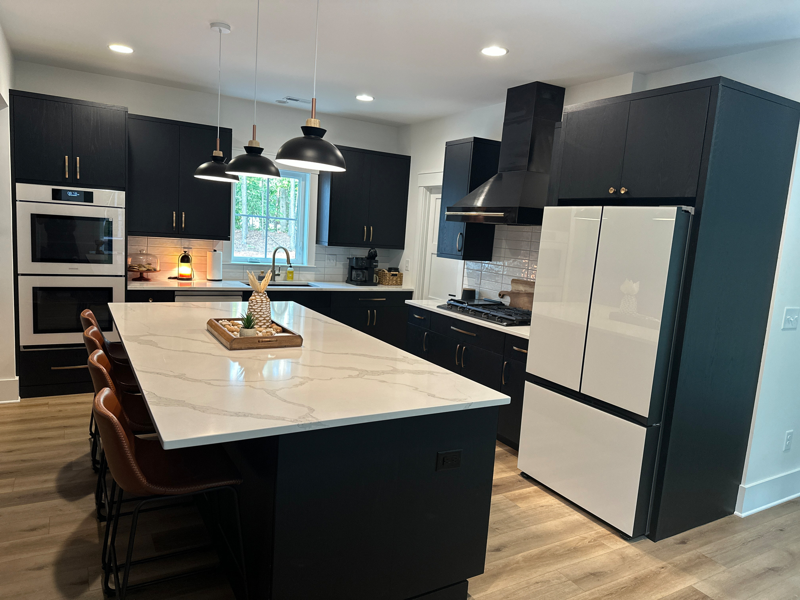 Black stain on Oak | Iron Station, NC