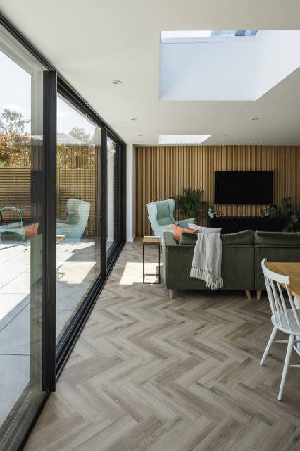 St Albans contemporary-vardagsrum