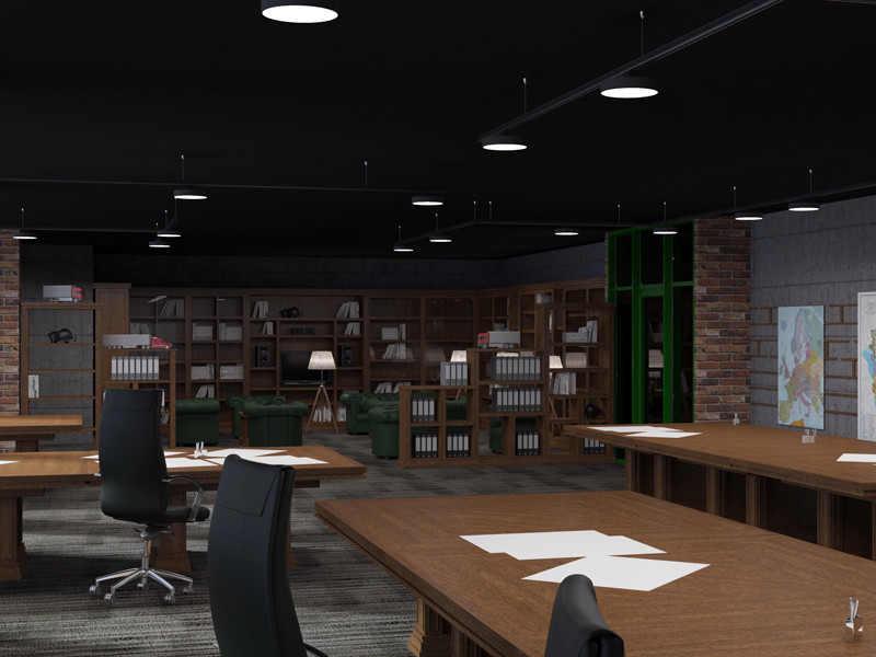 Дизайн интерьера офиса на Новой Риге