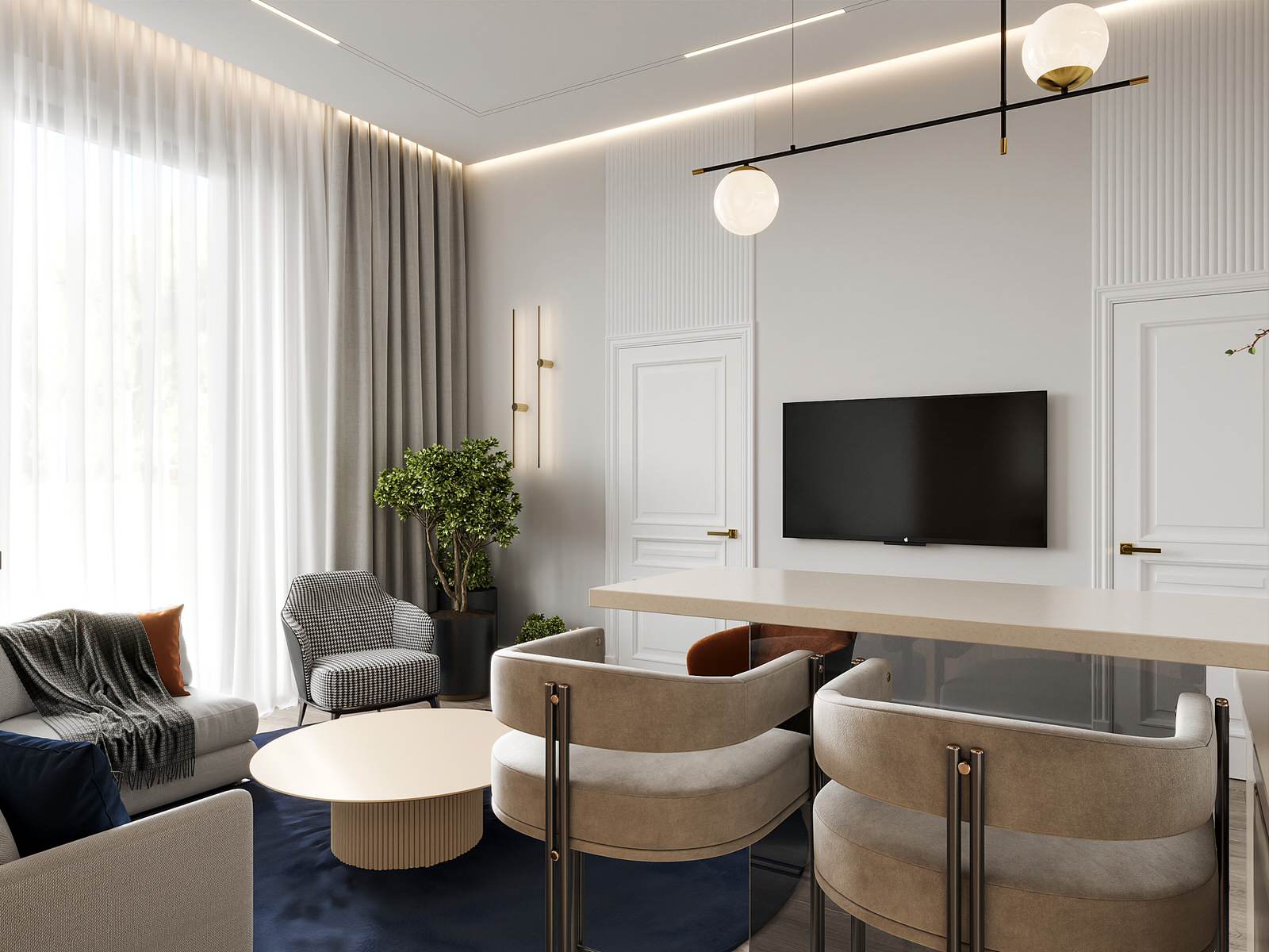 Дизайн-проект жилого дома в КП «Папушево» 409.8 кв.м