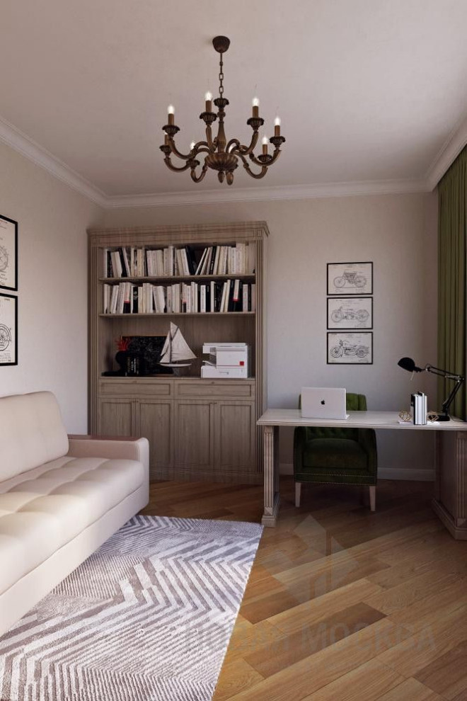 Дизайн-проект трехкомнтатной квартиры 133 кв.м в ЖК «Ломоносовский»