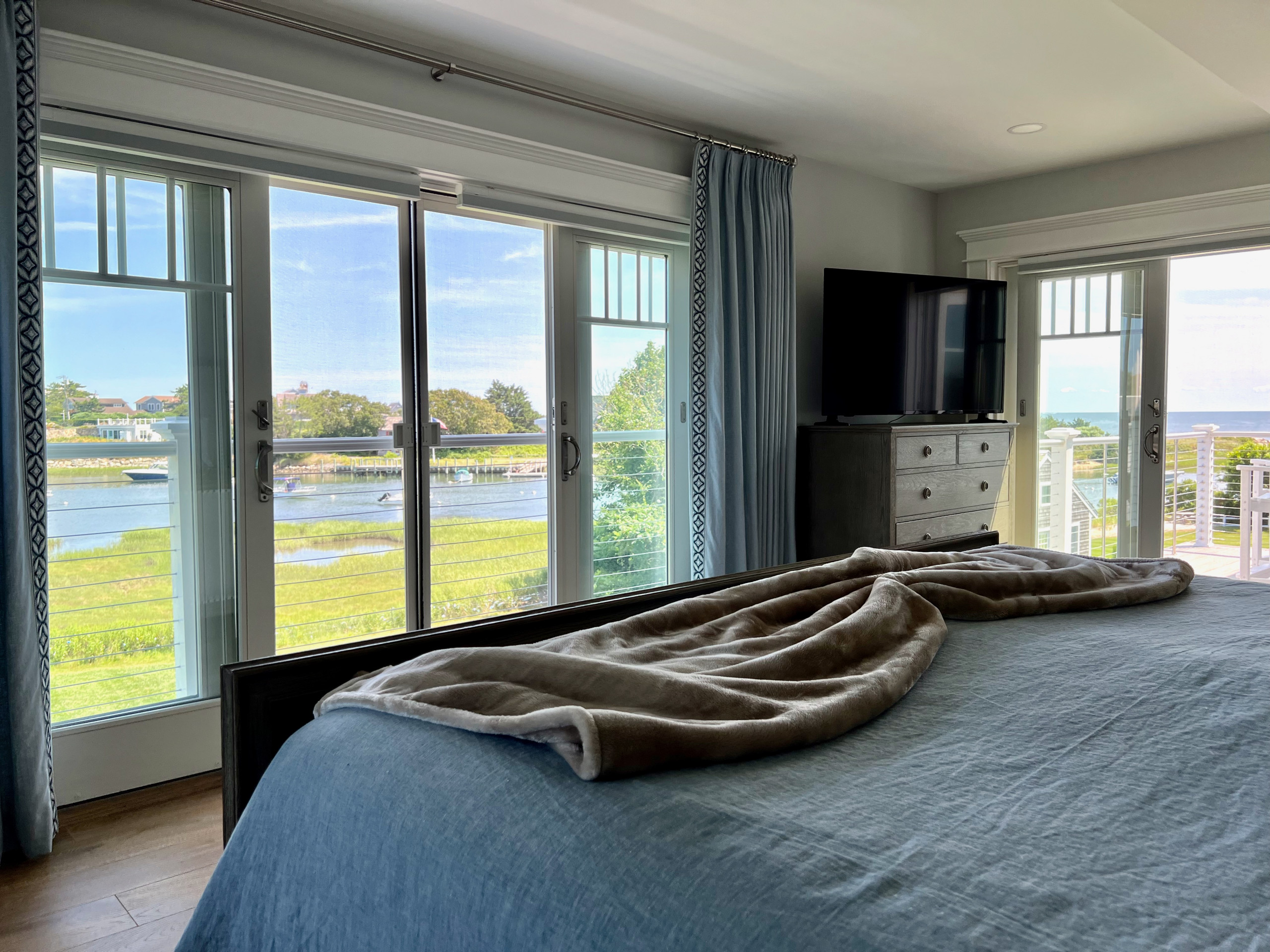 Two Views Waterfront Shingle Style Home