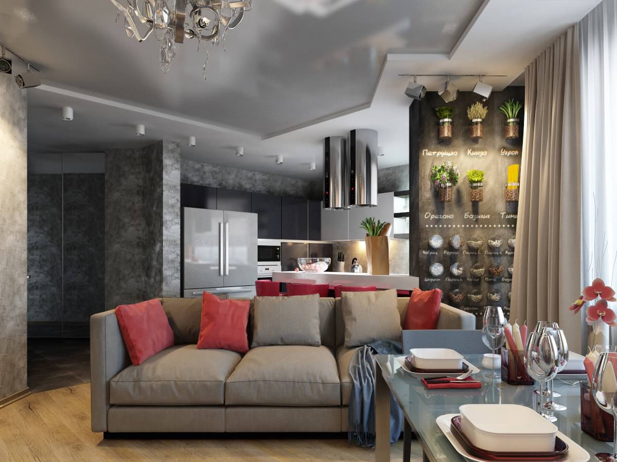 Дизайн квартиры 80 м.кв.в ЖК Николин Парк