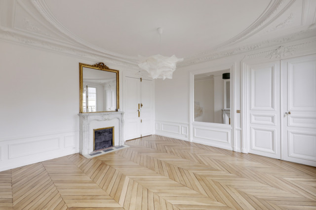 R&eacute;novation d'un appartement Haussmannien | Paris 5 modern-wohnzimmer