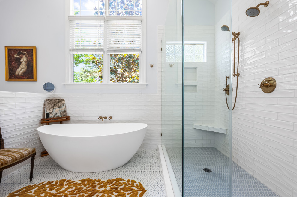 Blue Cary Bathroom