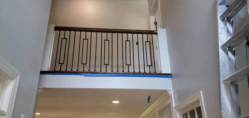 Hallway - modern hallway idea in Raleigh