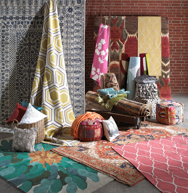 Smithsonian Area Rug, 10' Square - Mediterranean - Area Rugs - by Surya ...