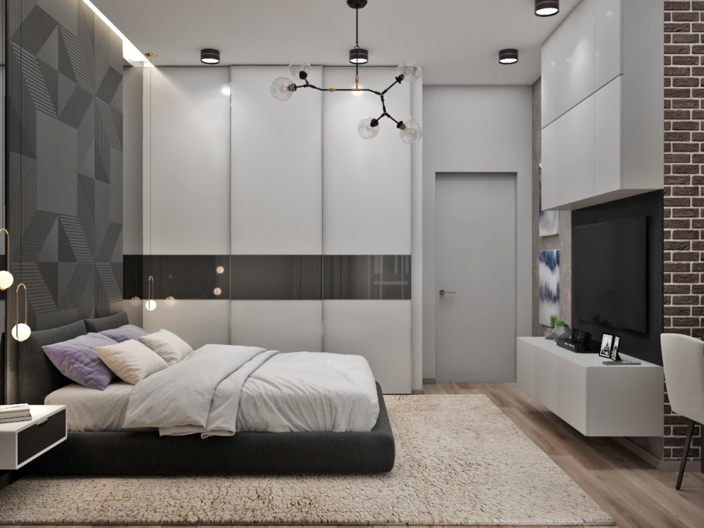 Современная квартира в темных тонах