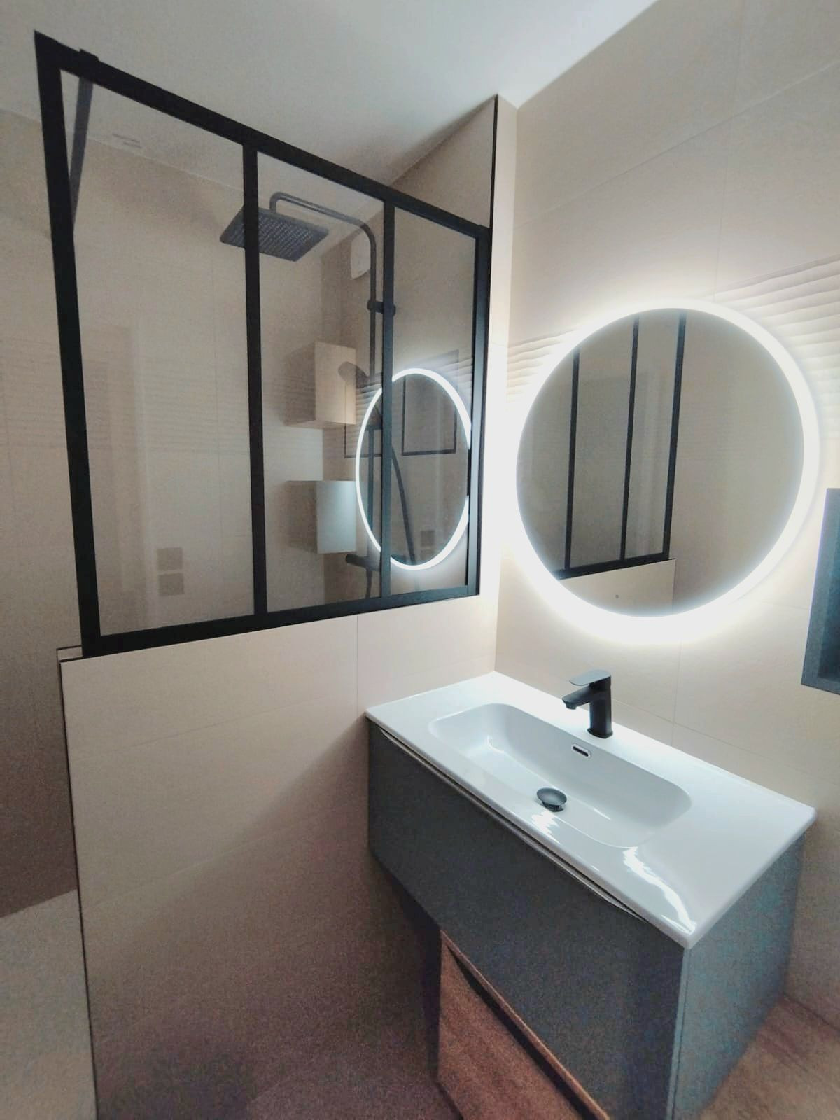 Création d'une salle de douche