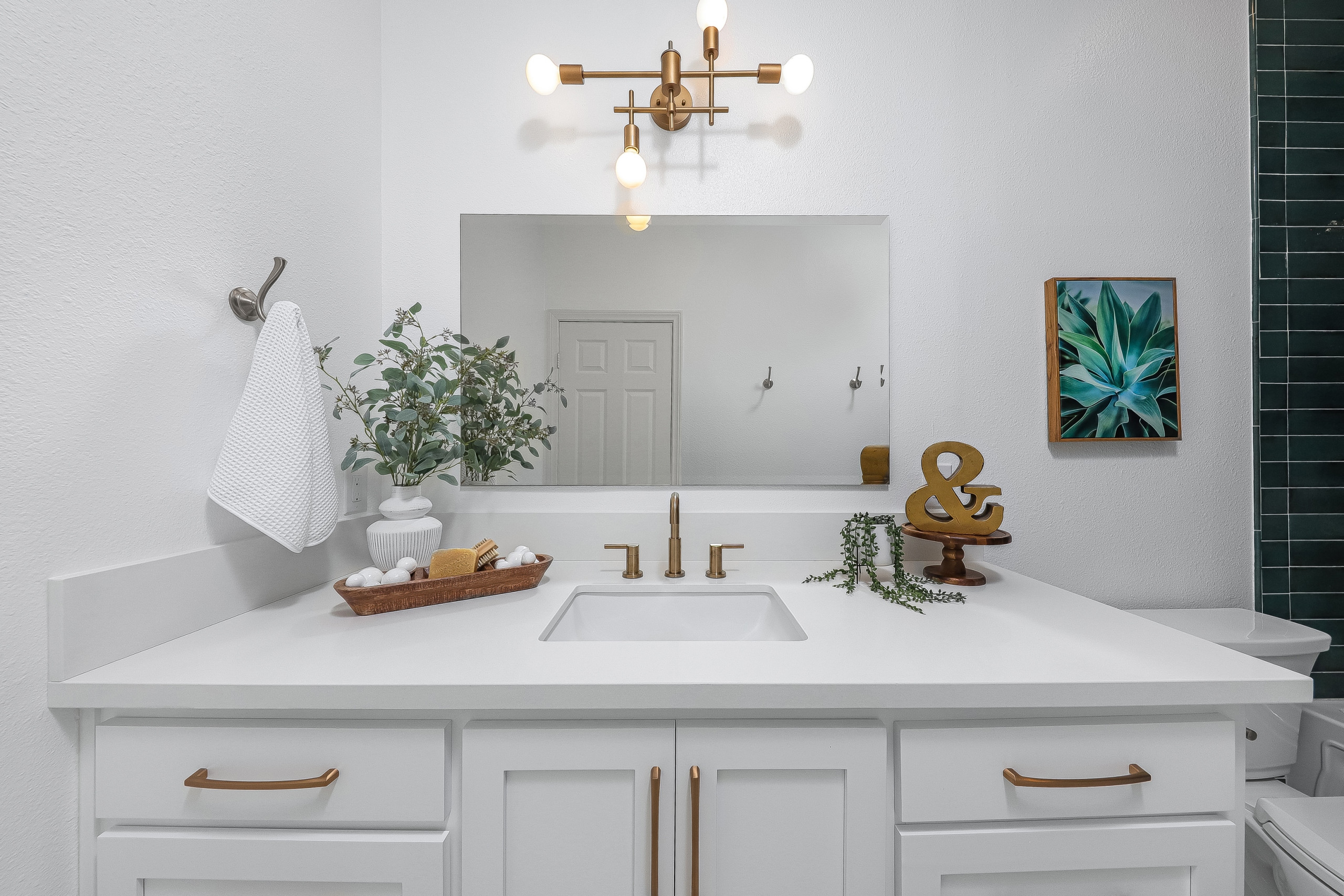 Vivid Guest Bath Remodel in Palmadle, CA *Las Brisas