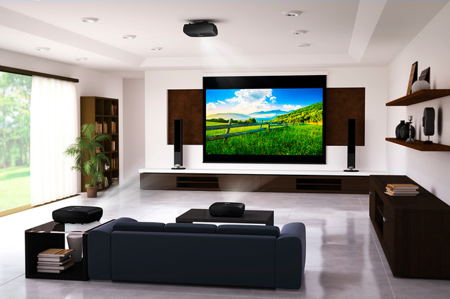 Videoproiettori Epson installati a soffitto o su tavolo wohnbereich