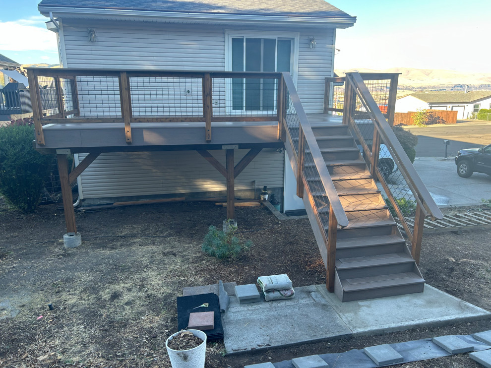 Deck and front entry