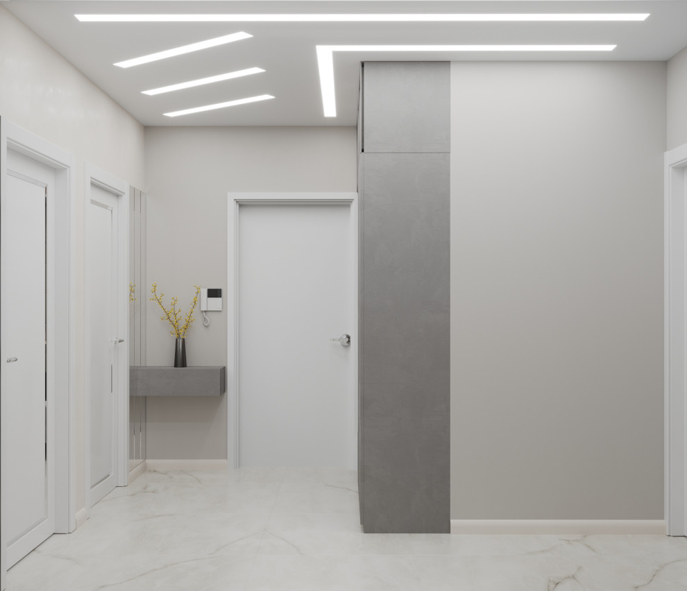 Проект 2х комнатной квартиры для молодой пары с детской для мальчика на вырост