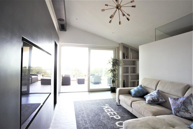ATTIC RECOVERY contemporary-vardagsrum