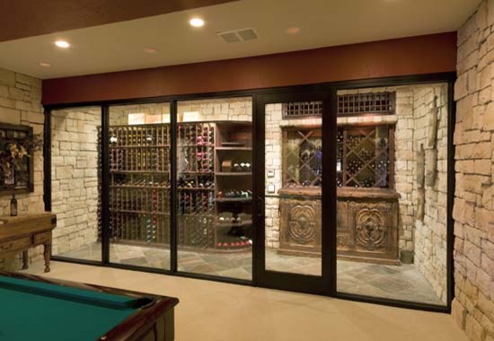 Wine Cellar Kansas City Kansas City Missouri Custom Wine Cellar Design Wine Closet Wine Room Glass Front contemporary-wine