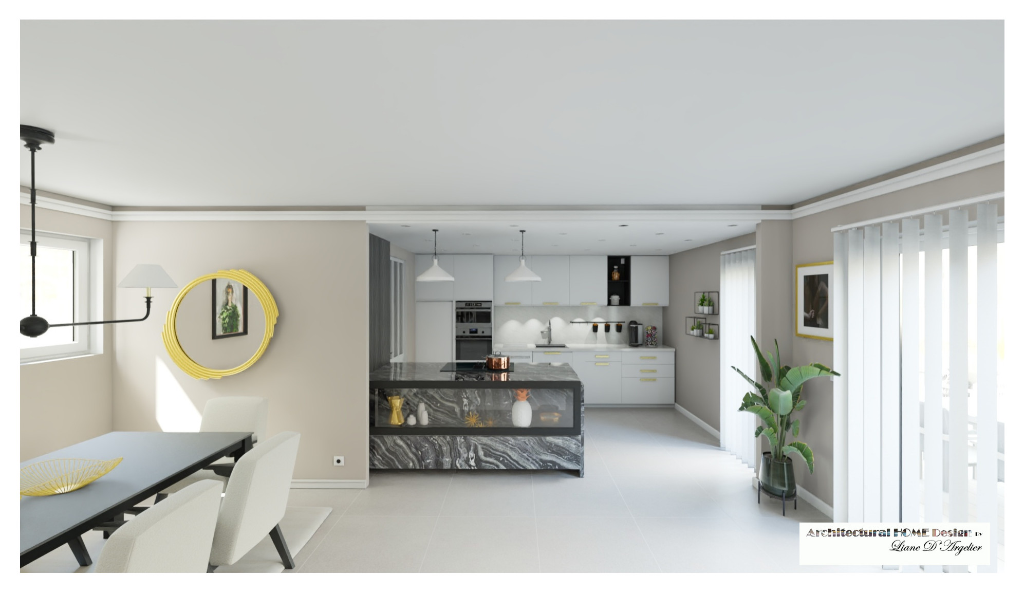 Salon de 70 m²