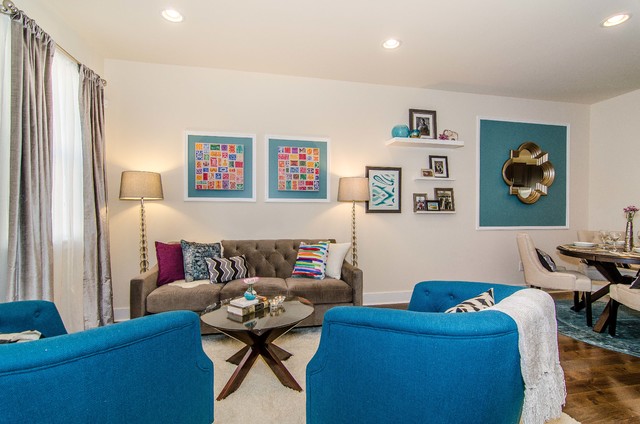 South Philadelphia Renovation fusion-living-room