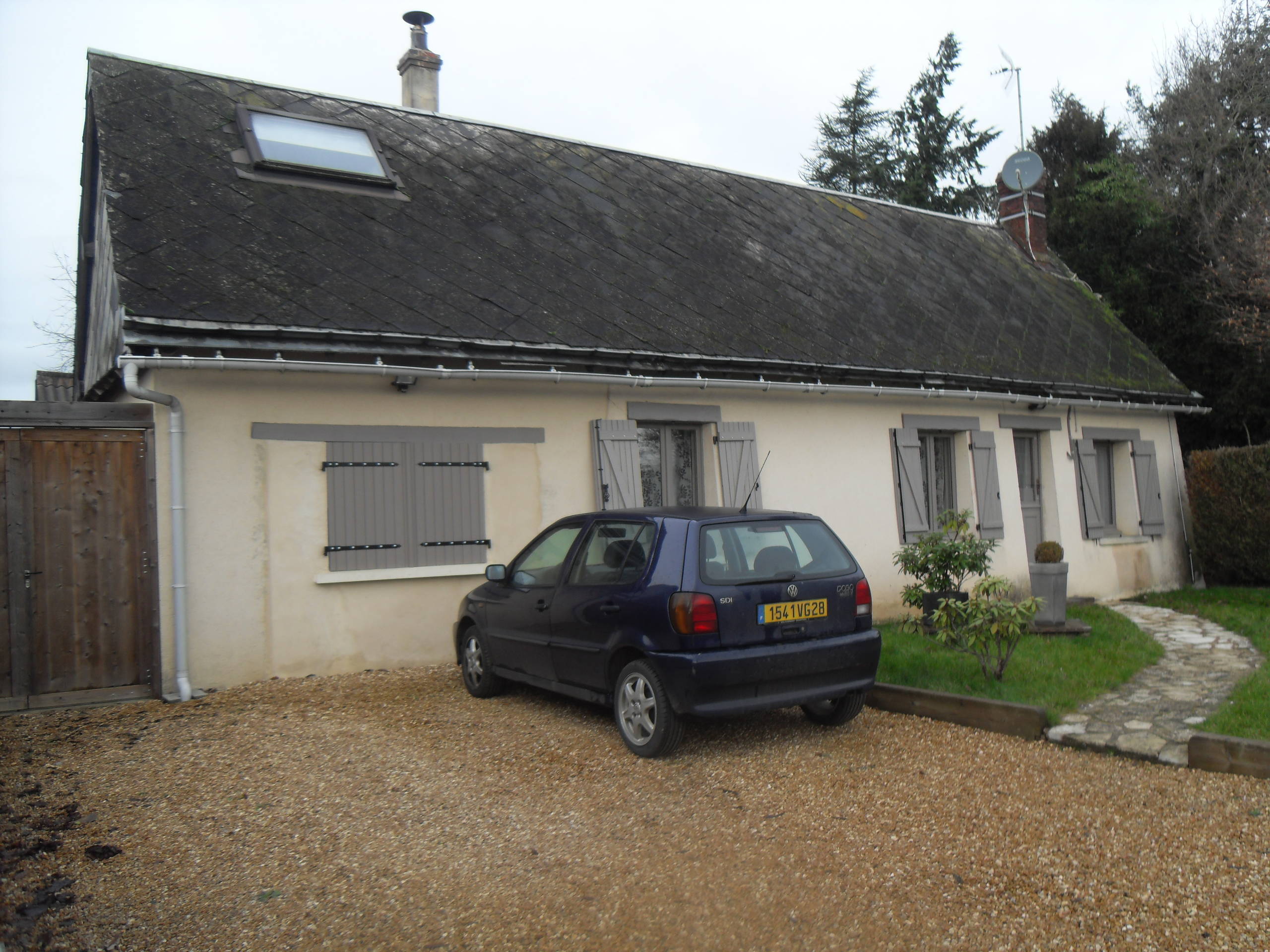 Maison sur rue avant intervention